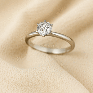Anel solitário diamante 1 quilate